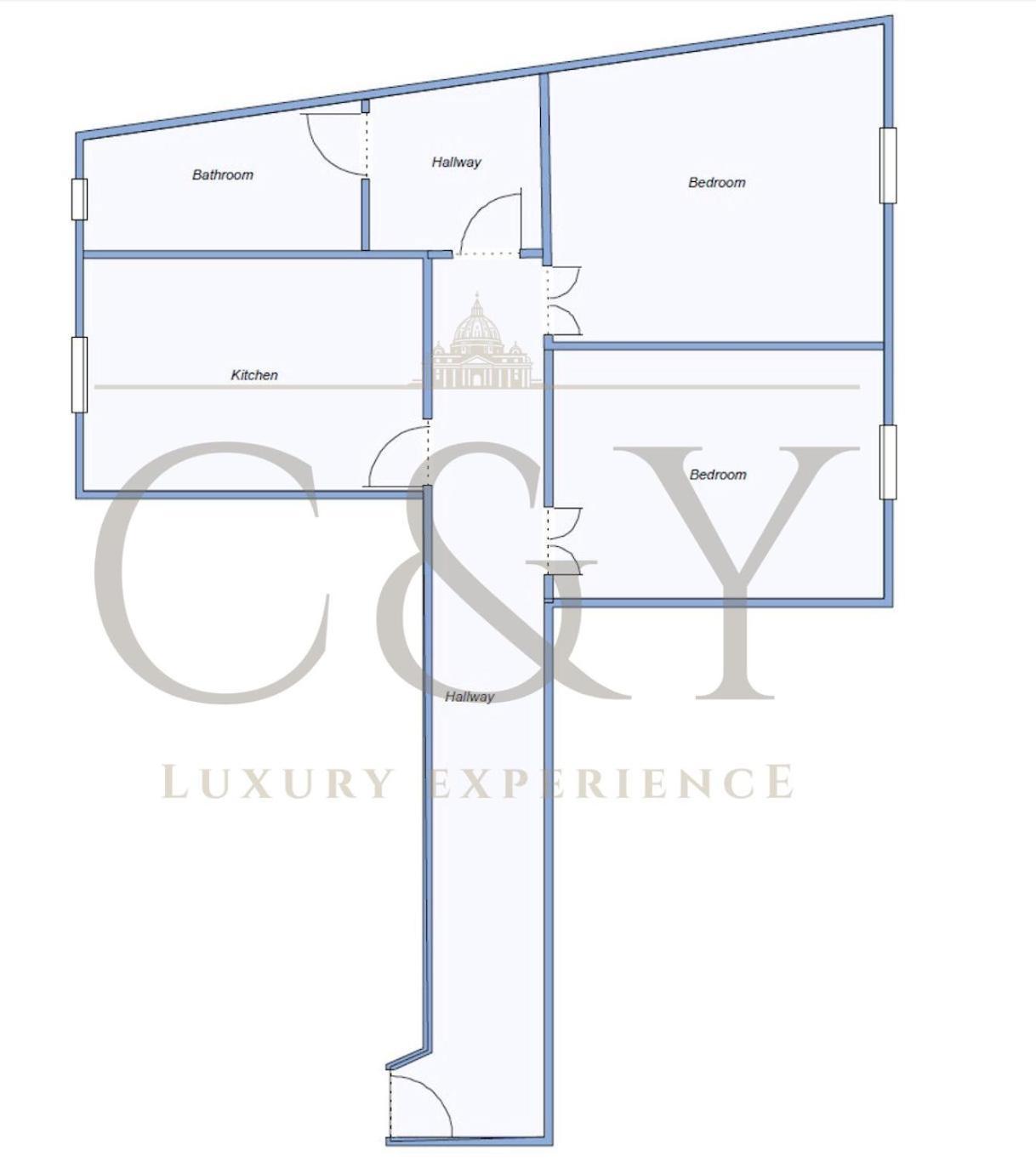 C&Y Apartments - Roma Prati - Luxury Double Studio With Kitchen Екстер'єр фото
